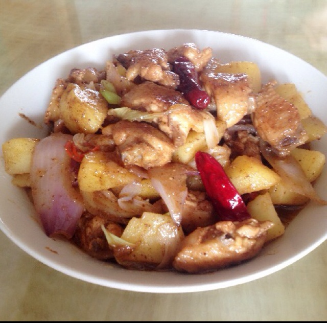 新疆沙湾大盘鸡