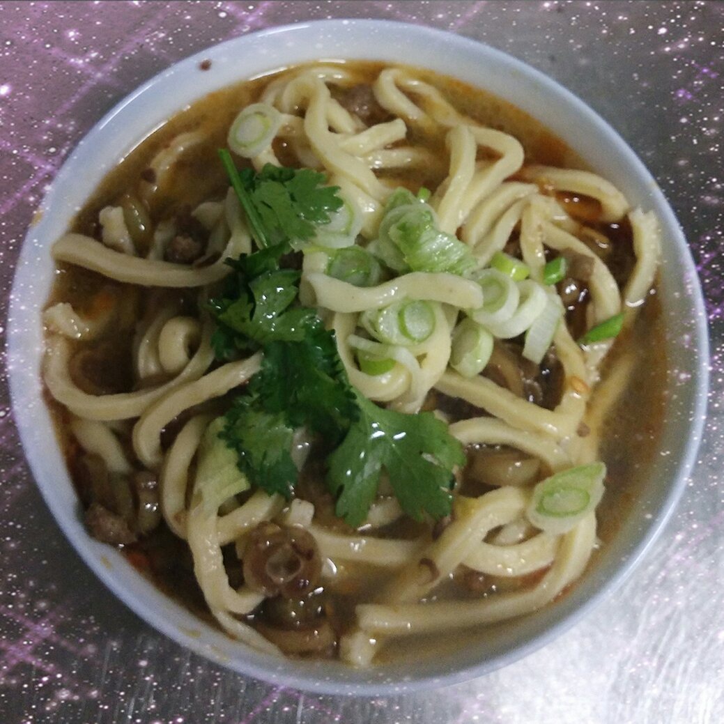 shellyliuqian做的芸豆打卤面