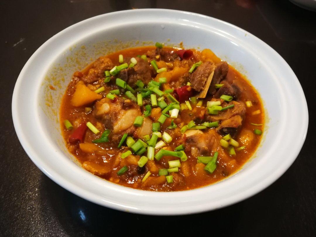 土豆炖排骨