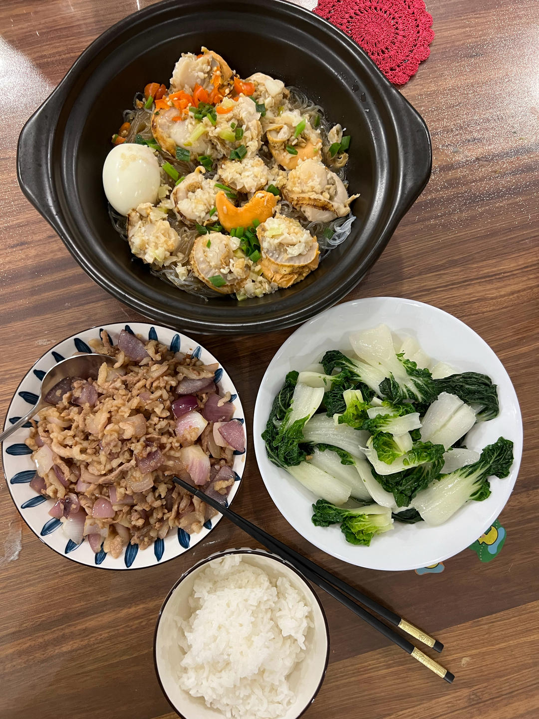 蒜蓉粉丝蒸带子