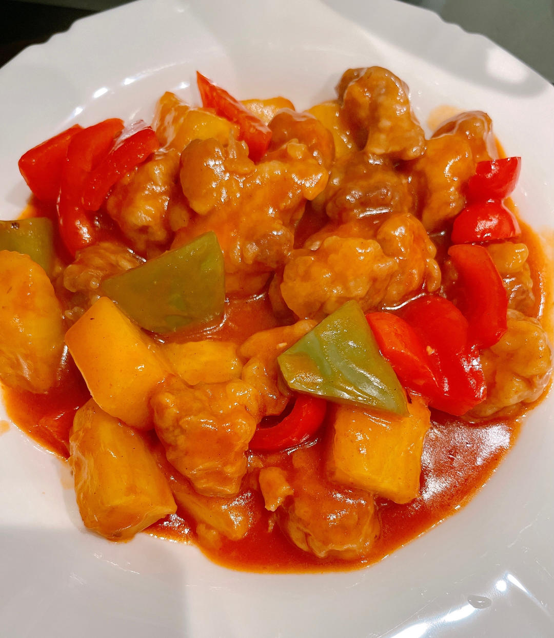 菠萝咕咾肉，咬一口不老的灵魂