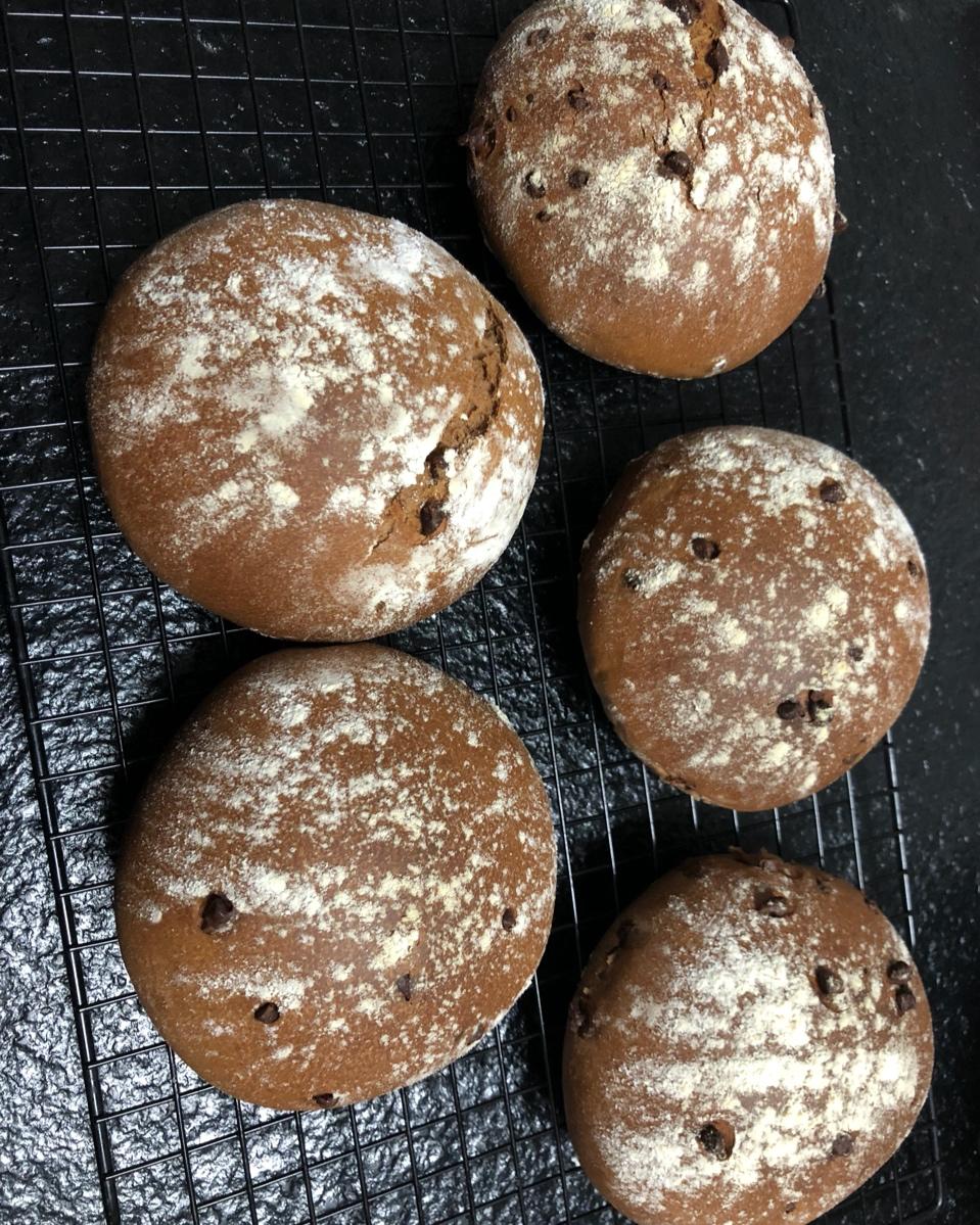 奶油巧克力吐司