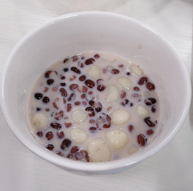 比奶茶还好喝的奶香红豆小丸子