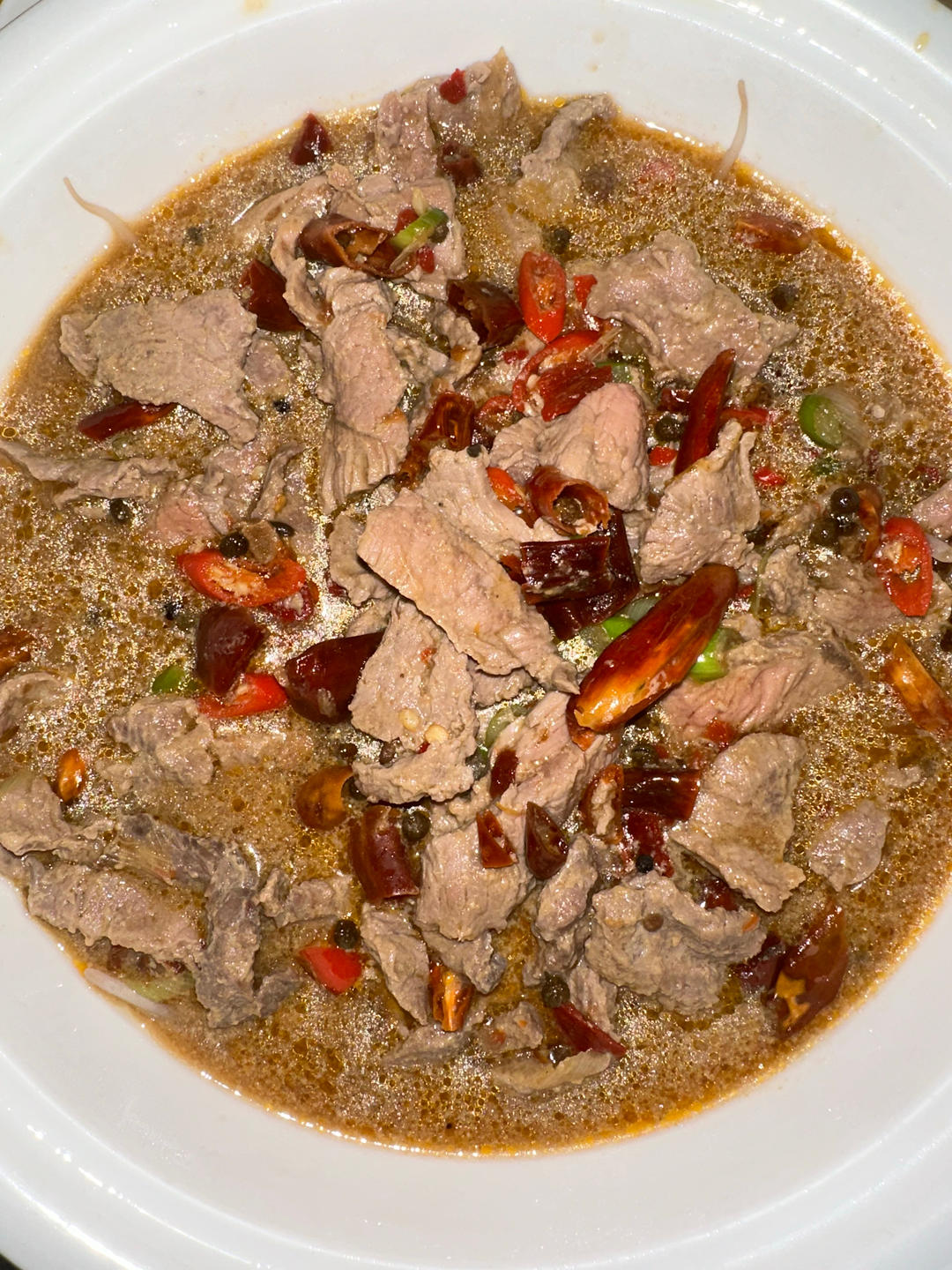 家庭版水煮牛肉片