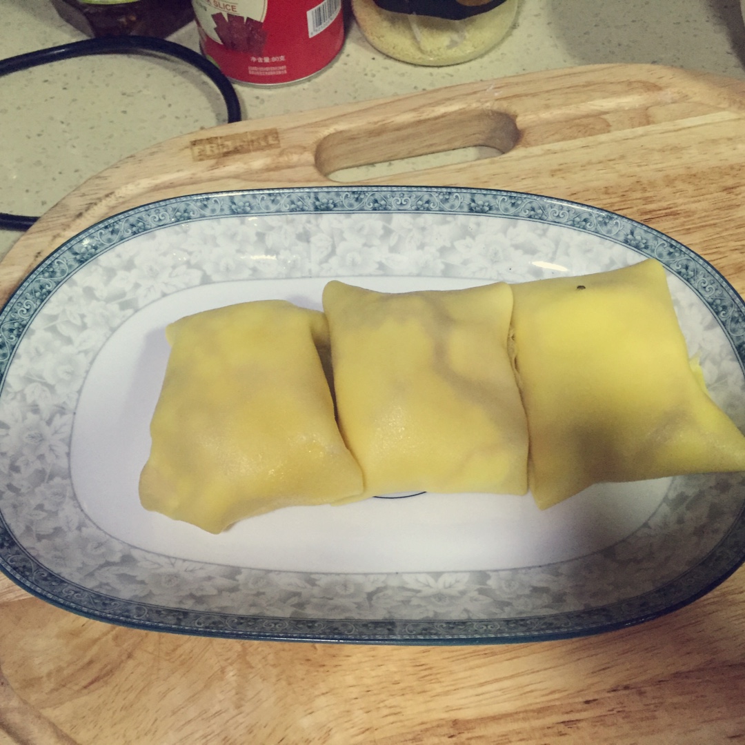 芒果班戟+港式奶茶