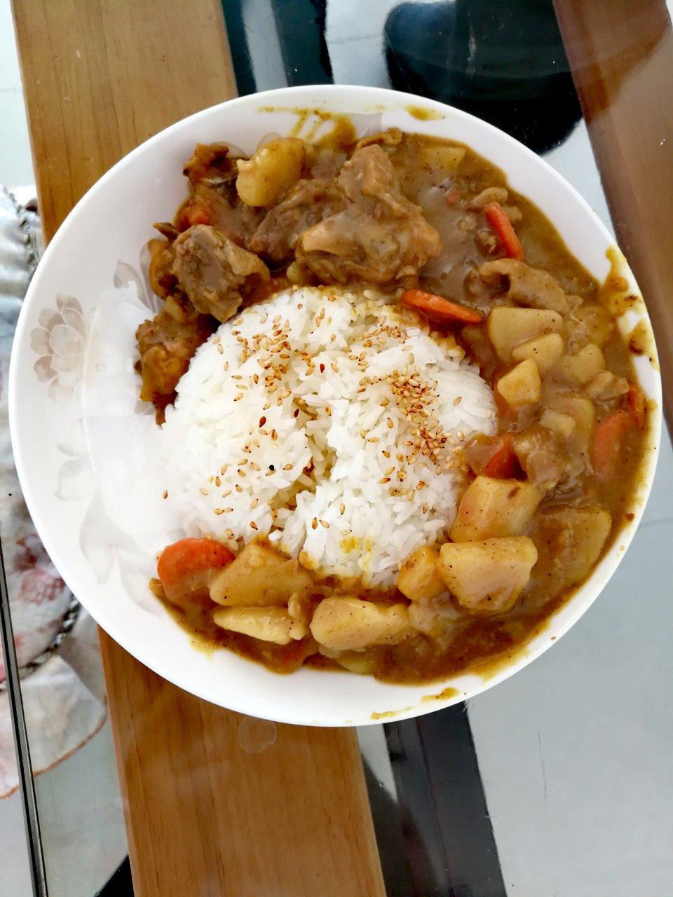 咖喱鸡饭