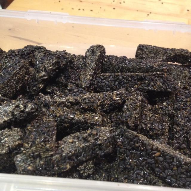 黑芝麻糖块红糖版