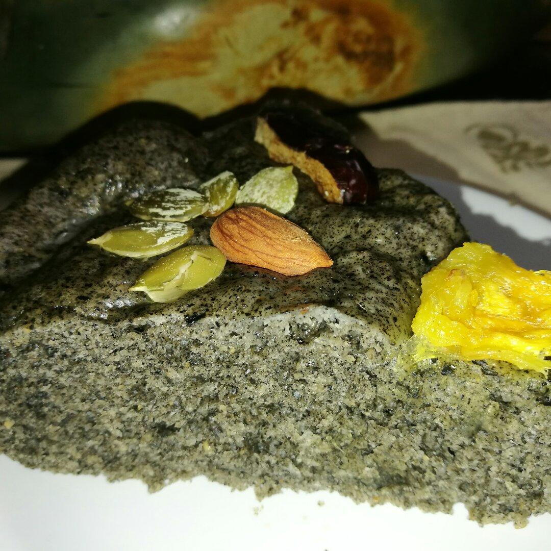 奶香黑芝麻发糕