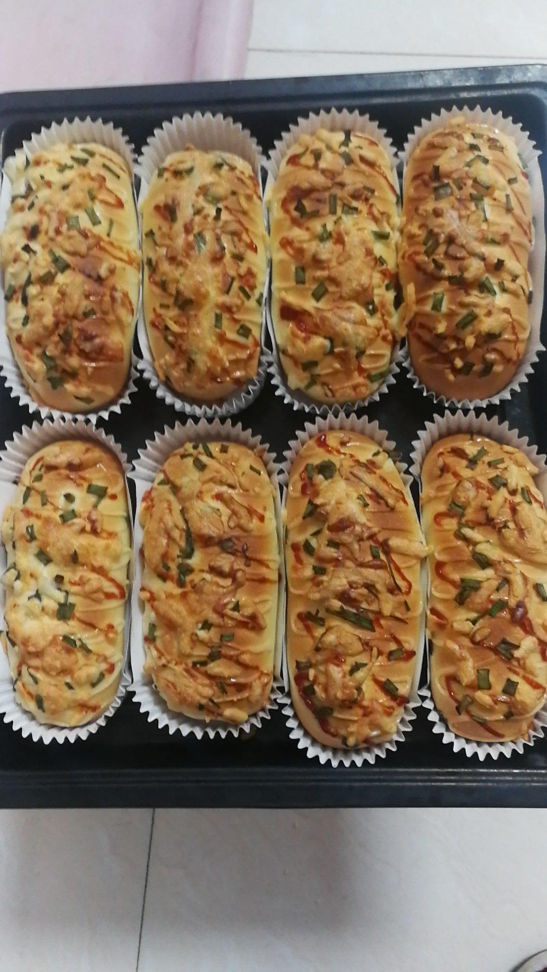 香葱芝士火腿面包  新手必修版