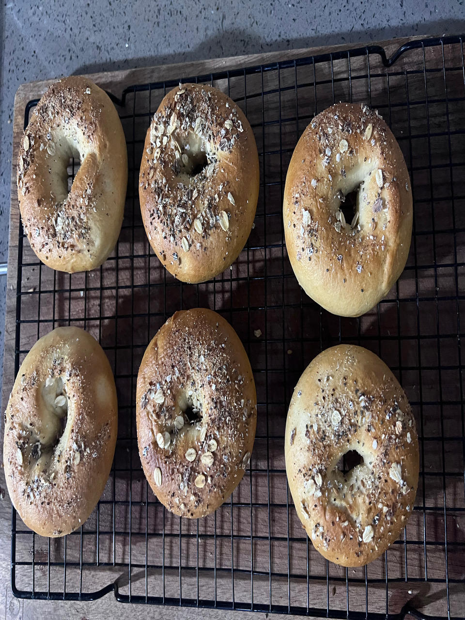 全麦贝果，低糖无油
