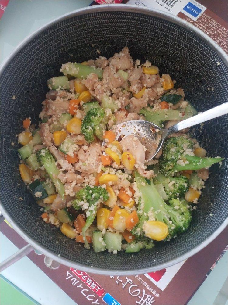 无米炒饭（老豆腐炒饭）