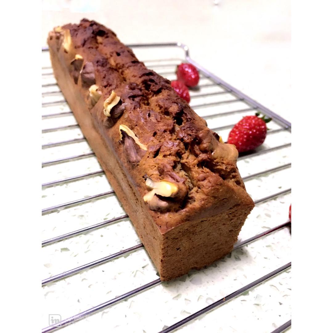 星巴克香蕉核桃蛋糕（Banana loaf）