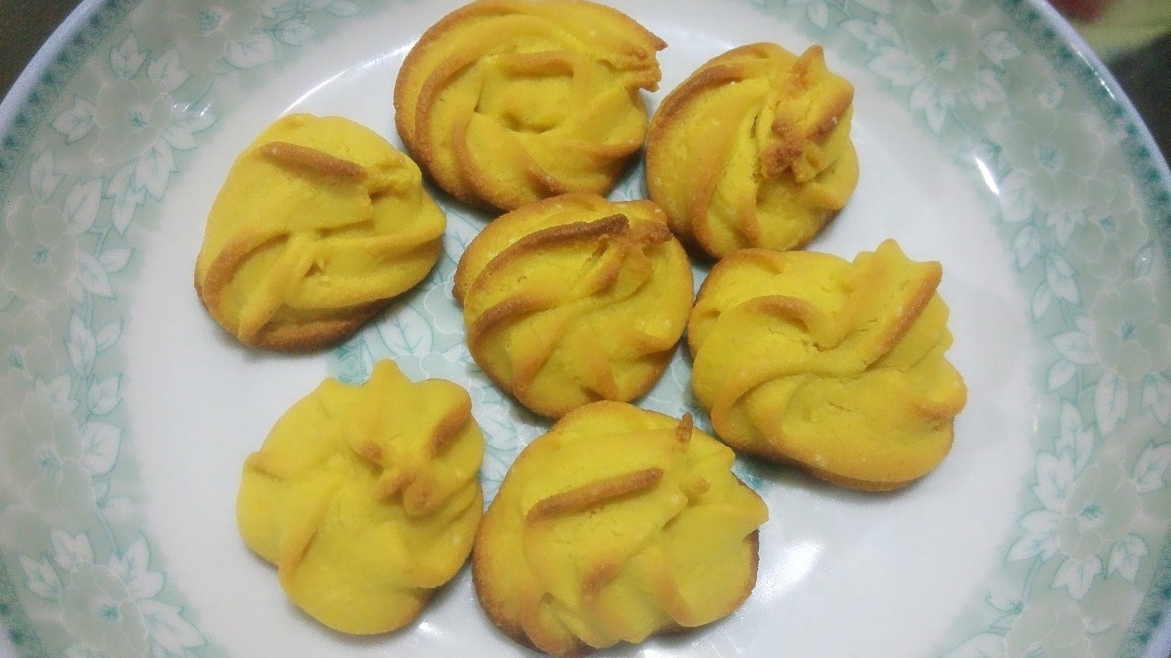 微波玉米面小饼干