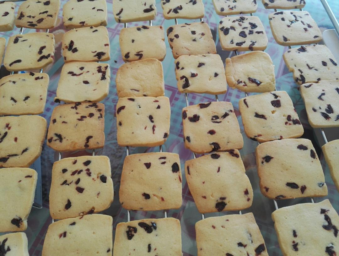 低糖少油版蔓越莓饼干