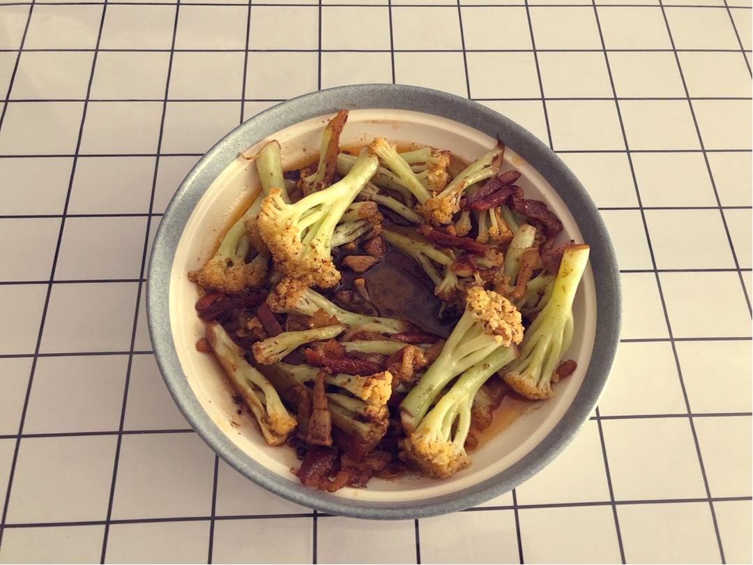 老丁的私房菜-干锅花菜
