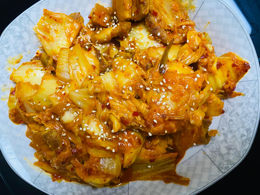 秘制泡菜炒五花肉