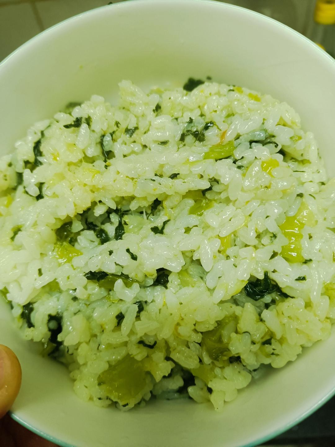 快速消耗矮脚青菜的菜饭