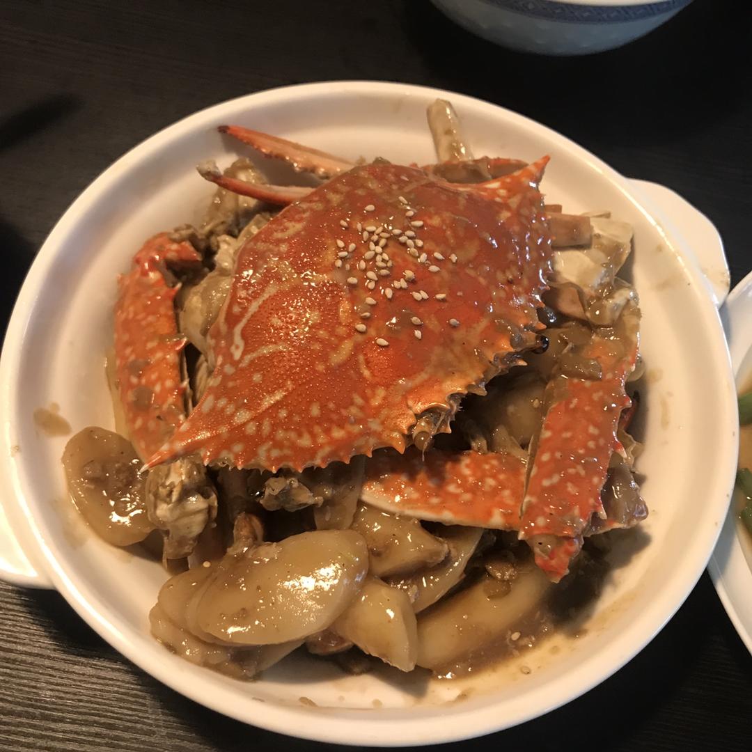梭子蟹炒年糕