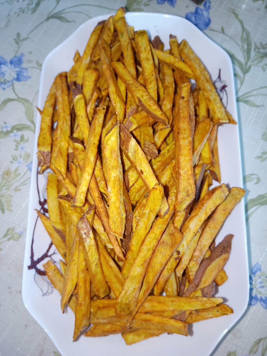 2勺油搞定炸薯条（烤箱版 ）