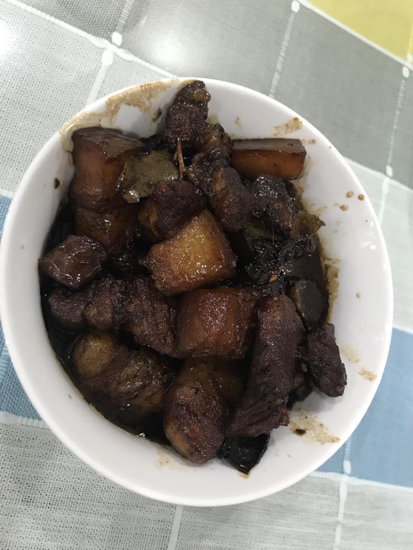 吃一块想两块不油不腻红烧肉