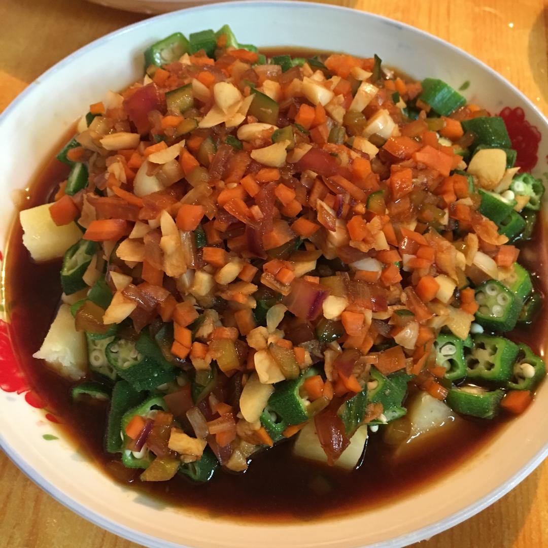 美的秋葵土豆泥