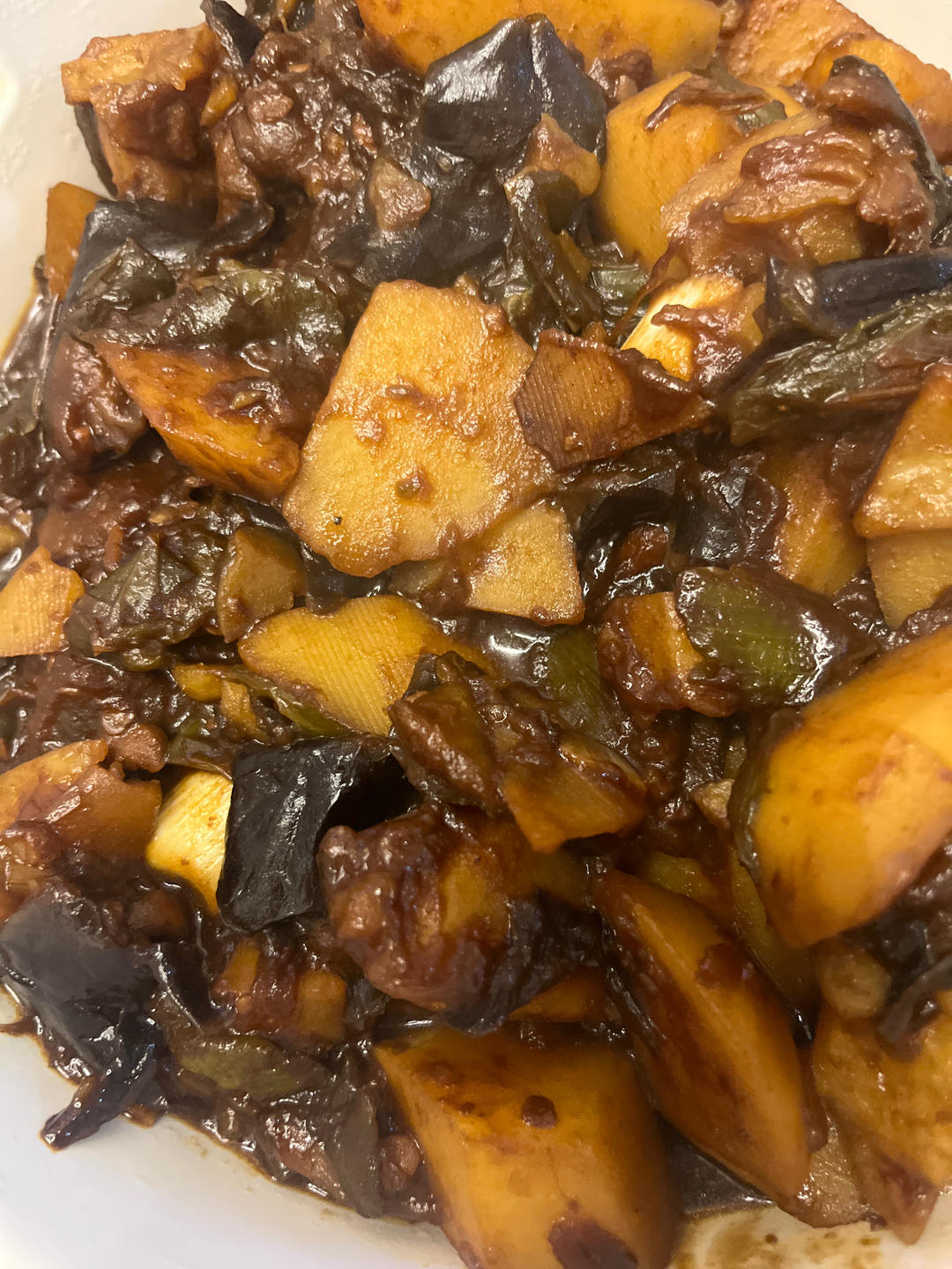 【超下饭】土豆炖茄子