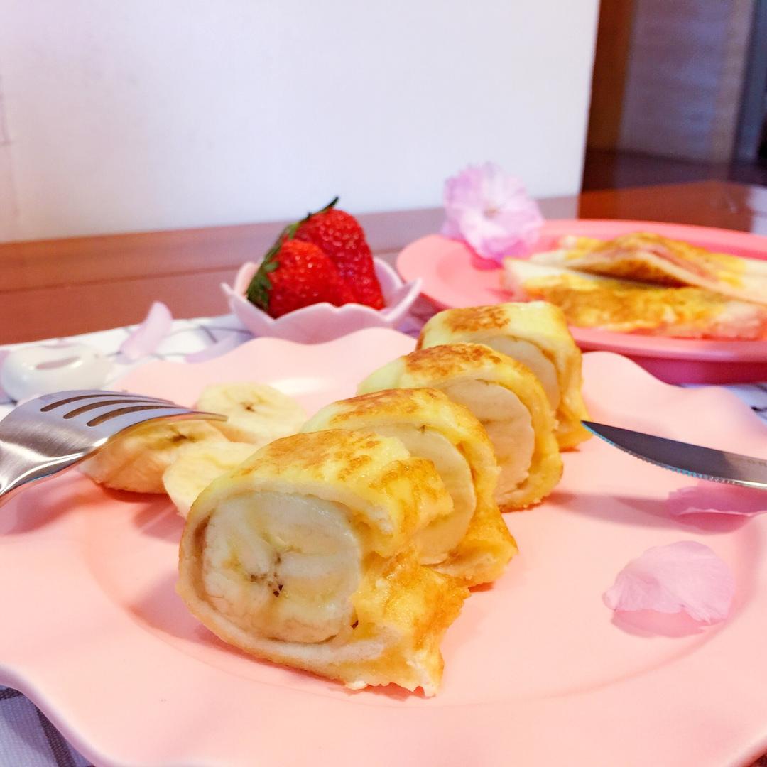 香蕉吐司卷