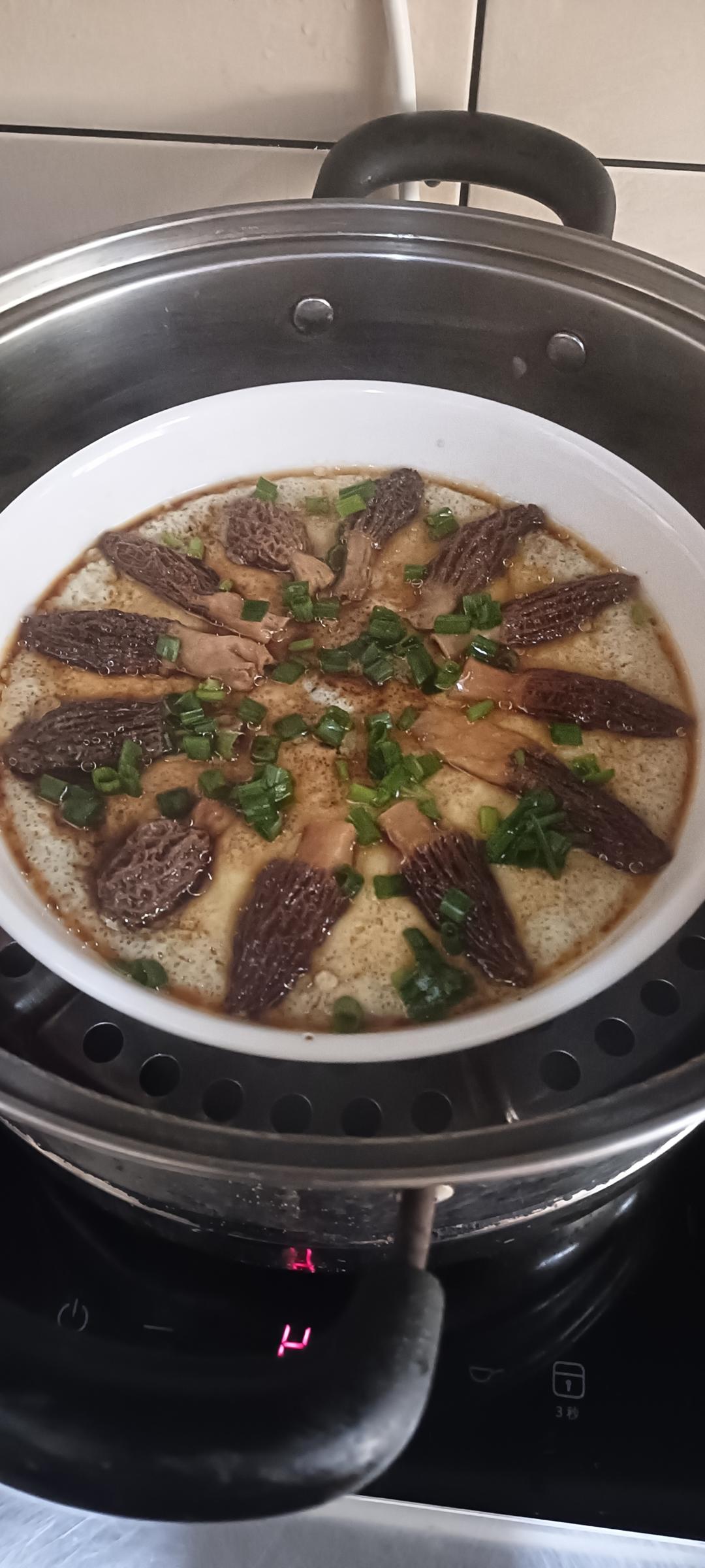 羊肚菌蒸蛋