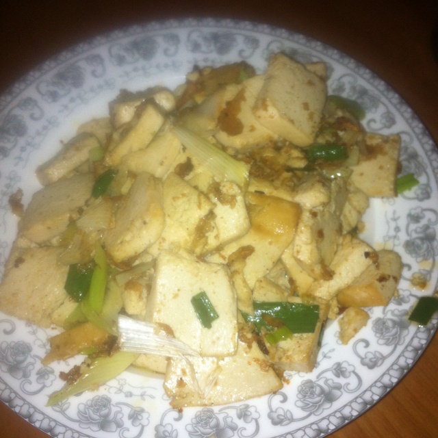 椒麻煎豆腐