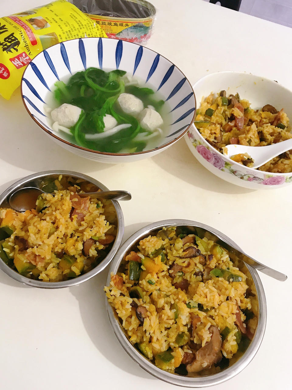 美味到不行的南瓜饭