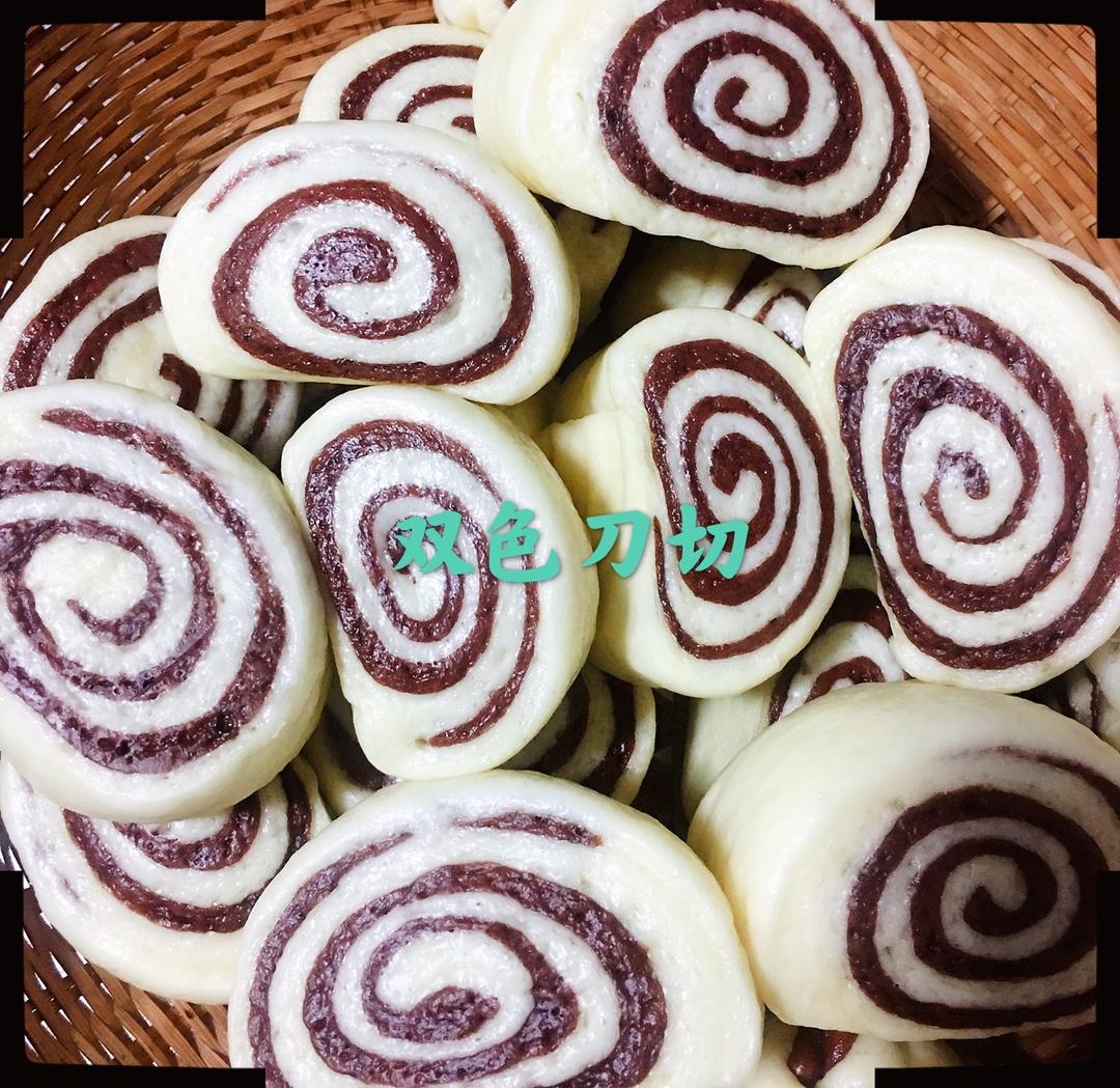 双色刀切馒头