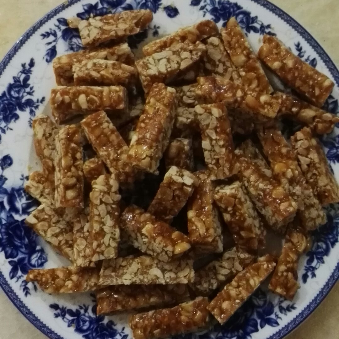 无水无油香脆花生糖