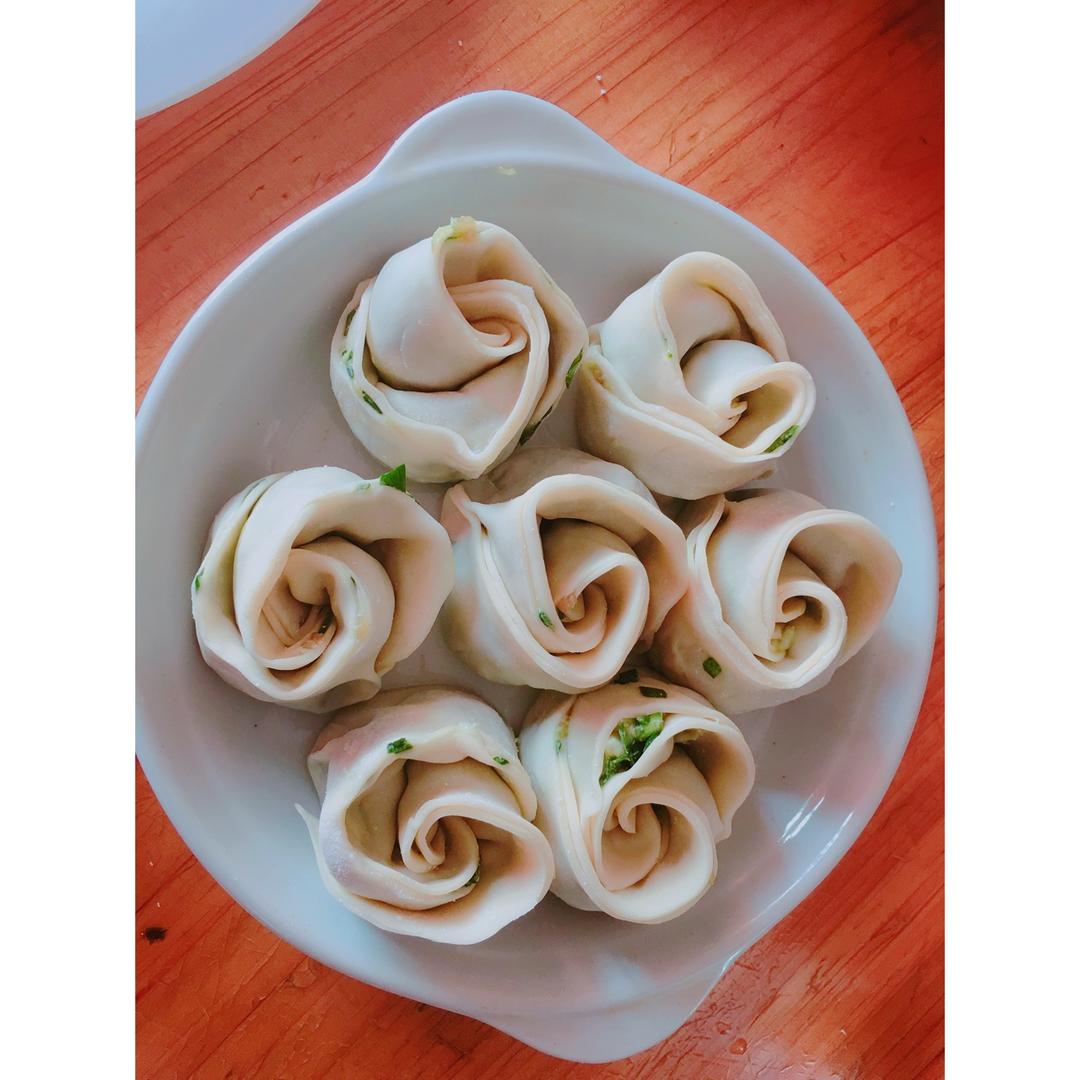 玫瑰花饺子