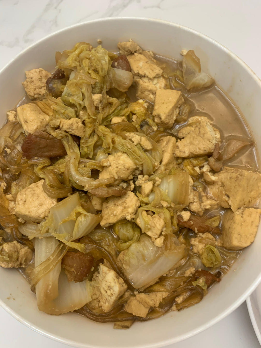 冬季最爱的家常菜！大白菜炖大豆腐或干豆腐