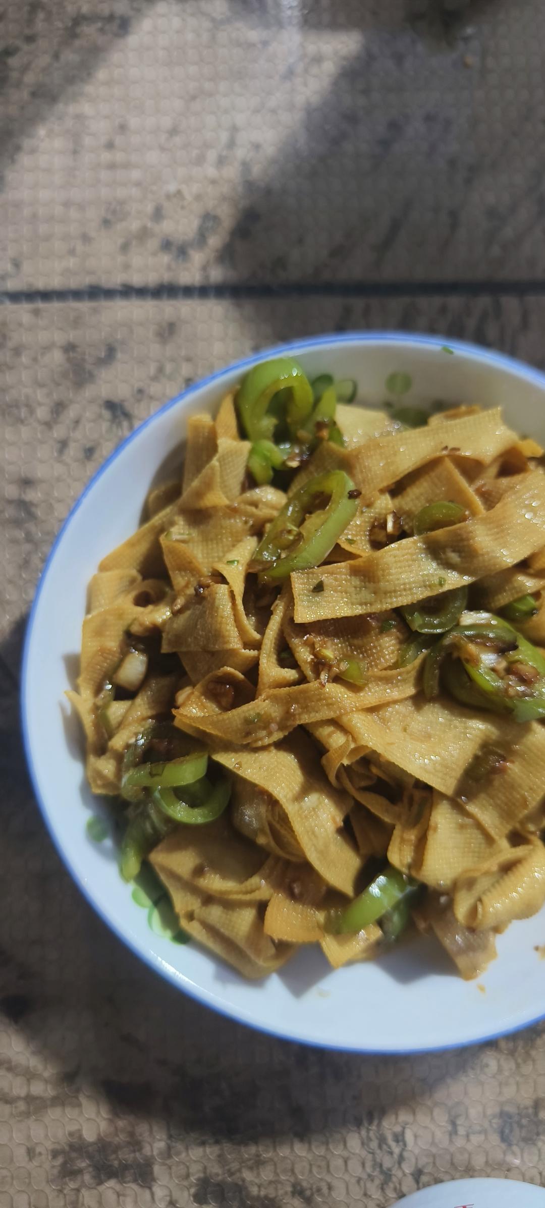 尖椒炒豆皮➕灵魂汤汁