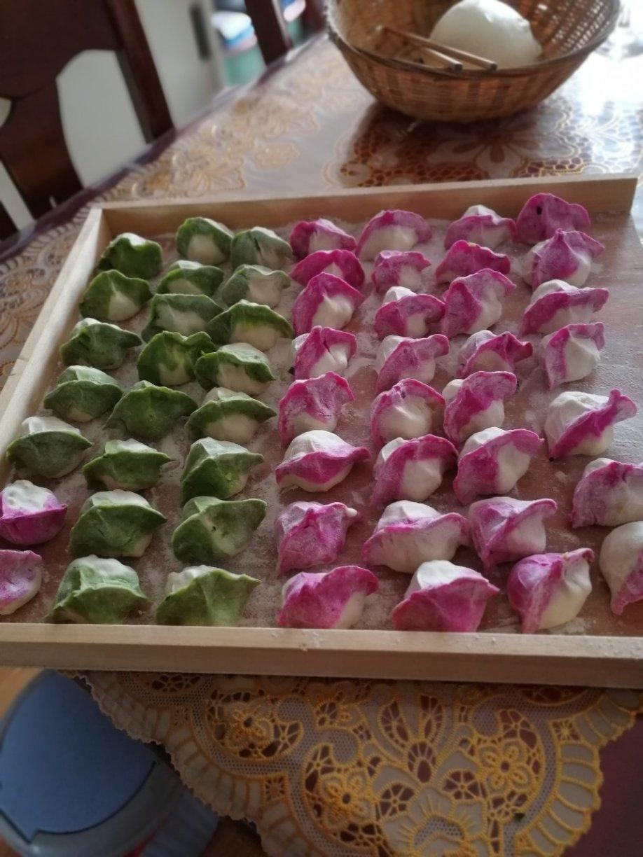 彩色水饺
