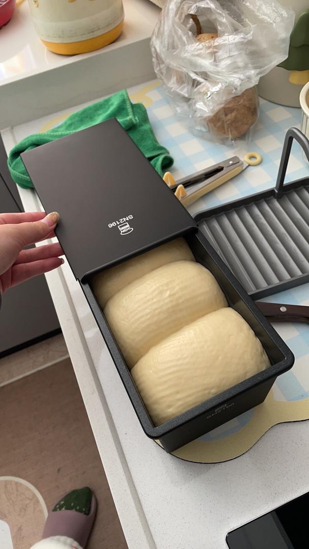 炼乳吐司🍞一次发酵也柔软