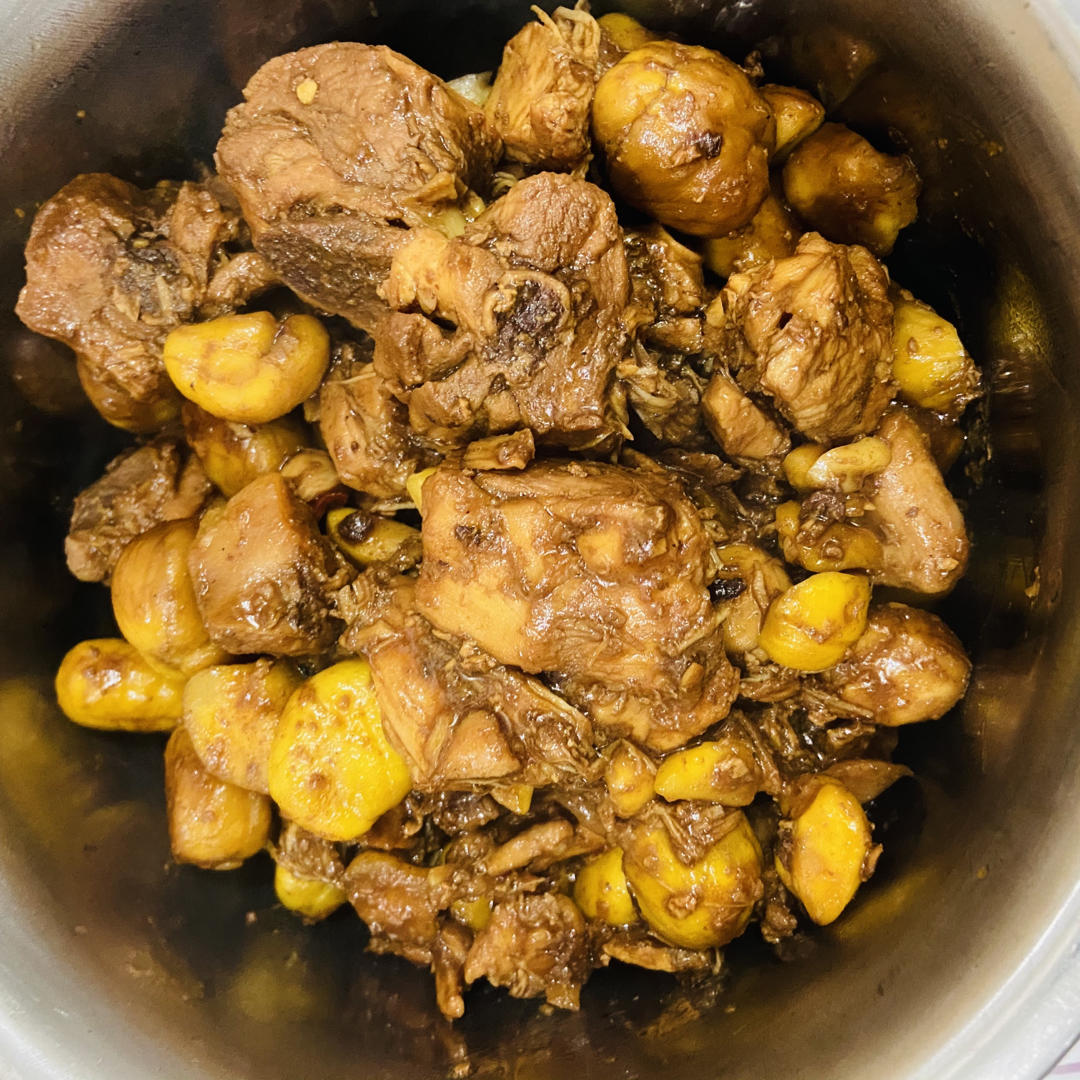 【栗子烧鸡】鸡肉都给你吃，栗子归我~