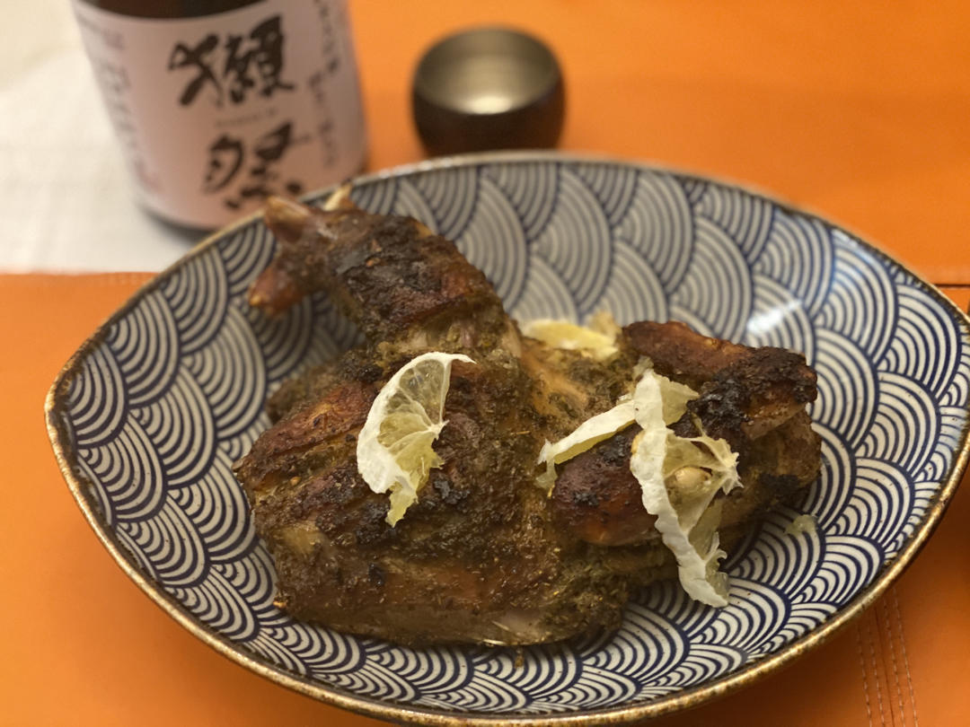 香草烤鸡