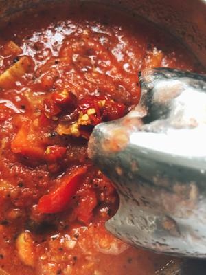 辣椒酱                                       墨西哥🌶️hot salsa的做法 步骤7