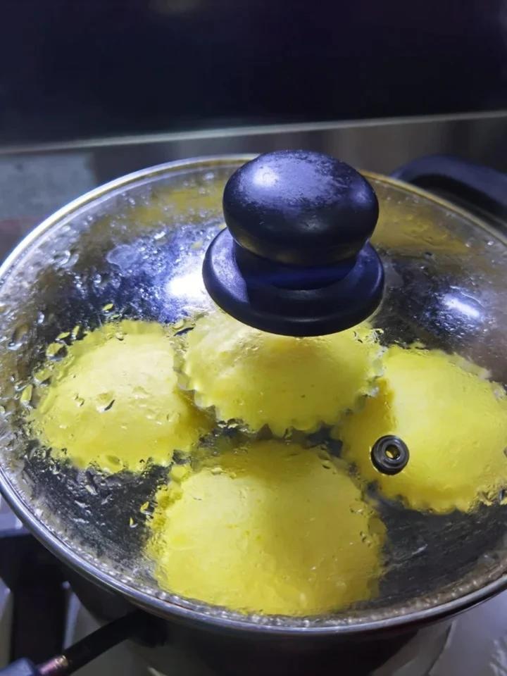 中筋面粉蒸蛋糕（无水无油）