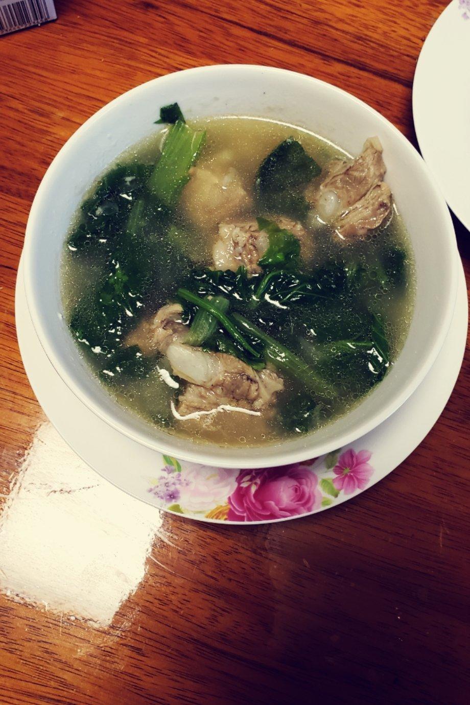 小白菜炖排骨