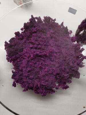 无油低糖，想想都流口水的山药紫薯仙豆糕的做法 步骤3