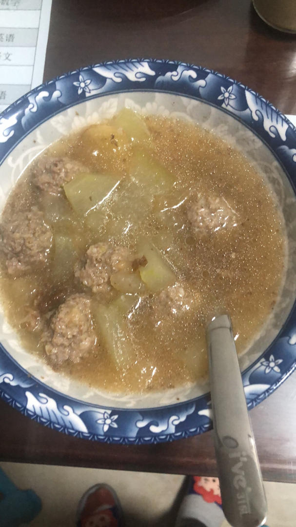夏天不可错过的家常味--冬瓜丸子汤