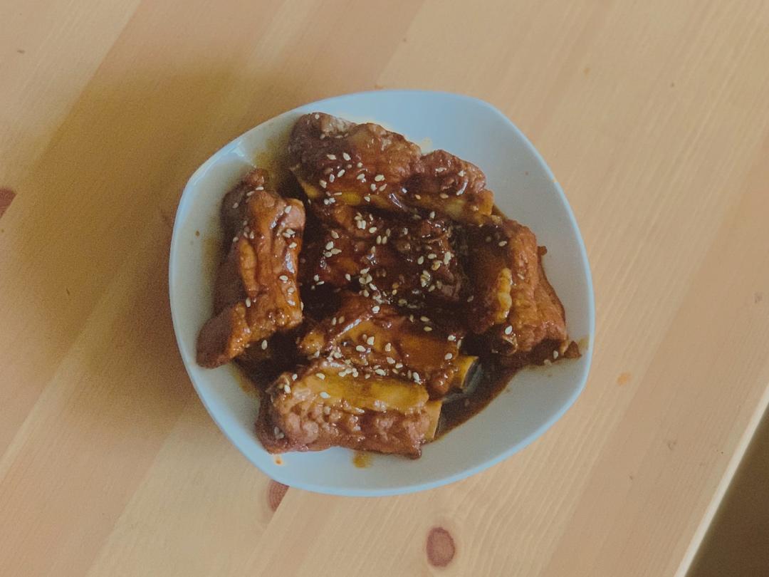 糖醋排骨/糖醋小排（不放油）（12345口诀做出正宗上海本帮）