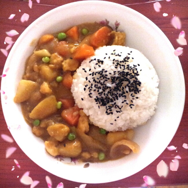 咖喱鸡饭