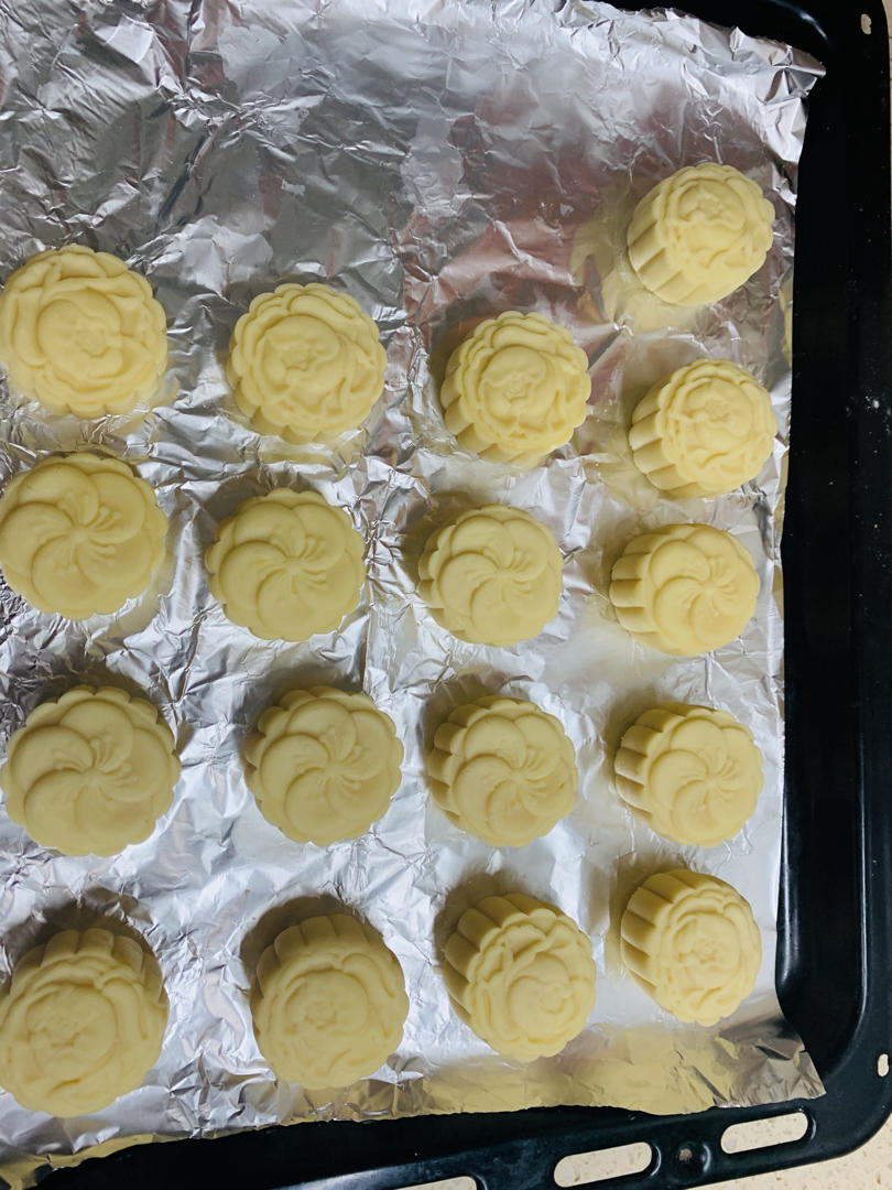 流心奶黄月饼（无吉士粉/转化糖浆版本）【曼食慢语】