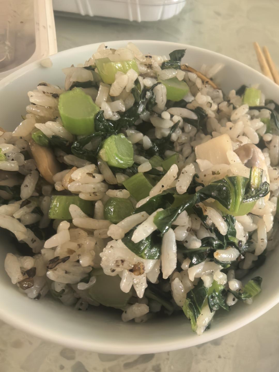 黑松露香菇菜饭