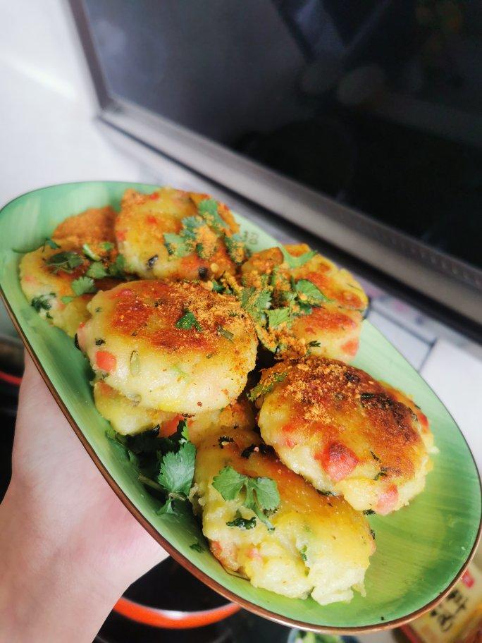 【土豆泥早餐饼】的做法