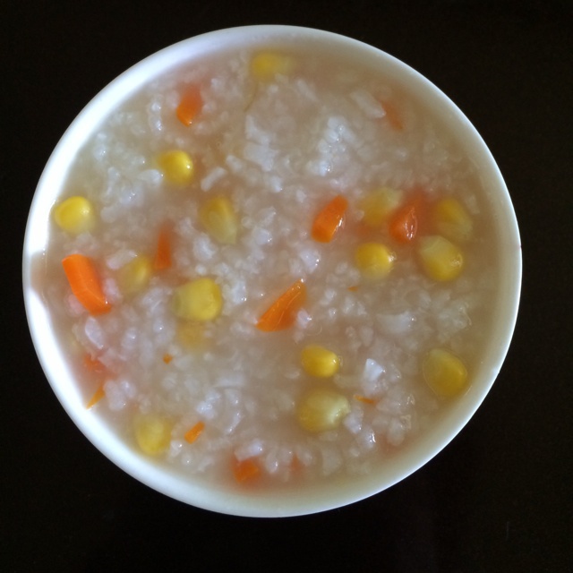 惜宝做的胡萝卜玉米粥